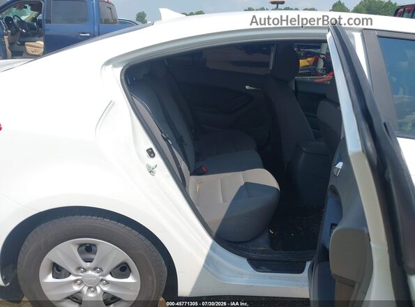 3KPFK4A74HE158416 2017 KIA FORTE White Widok naklejki z numerem VIN