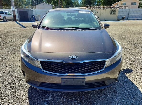 3KPFK4A74JE214957 2018 KIA FORTE Brown წინა ხედი
