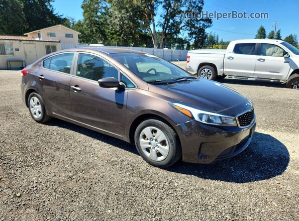 3KPFK4A74JE214957 2018 KIA FORTE Brown წინა მარჯვენა