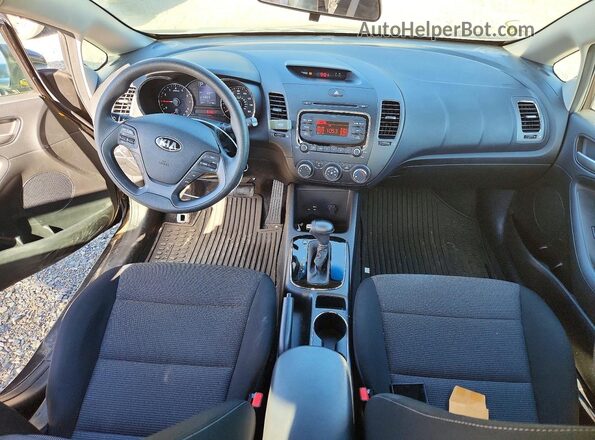 3KPFK4A74JE214957 2018 KIA FORTE Brown წინა პანელის ხედი