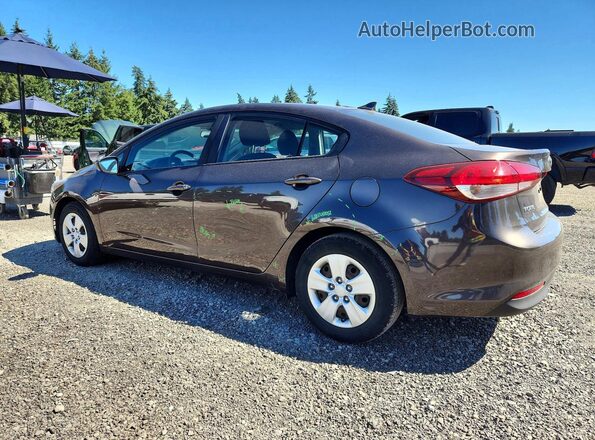 3KPFK4A74JE214957 2018 KIA FORTE Brown უკანა მარცხენა