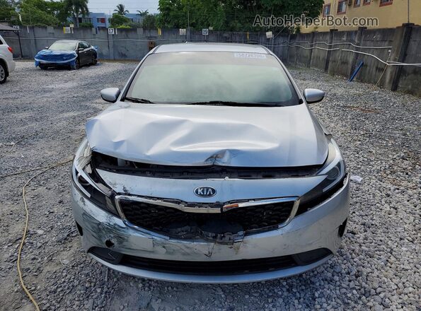 3KPFK4A74JE245741 2018 KIA FORTE Silver წინა ხედი