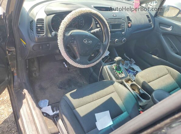 3KPFK4A75HE055117 2017 KIA FORTE Black Առջևի վահանակի տեսք