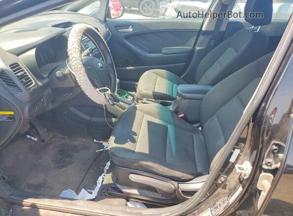 3KPFK4A75HE055117 2017 KIA FORTE Black Սալոնի դիմացի տեսք