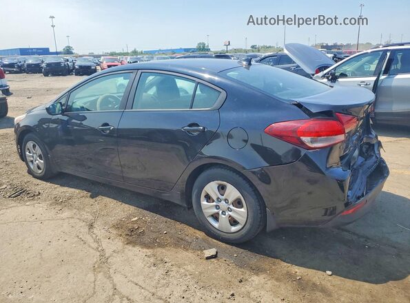 3KPFK4A75HE055117 2017 KIA FORTE Black Հետևի ձախ