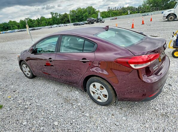 3KPFK4A75JE174615 2018 KIA FORTE Purple Trasero izquierdo