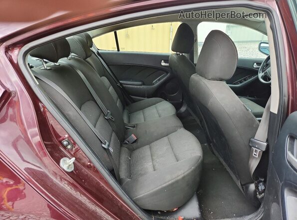 3KPFK4A75JE174615 2018 KIA FORTE Purple Vista de los asientos traseros