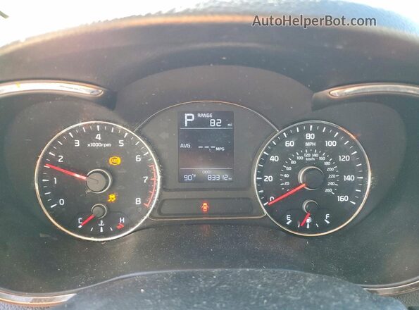 3KPFK4A76HE072332 2017 KIA FORTE White Սարքավորումների վահանակի տեսք