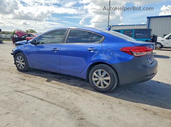 3KPFK4A76HE095335 2017 KIA FORTE Blue Հետևի ձախ