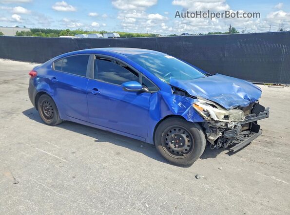 3KPFK4A76HE095335 2017 KIA FORTE Blue Առջևի աջ