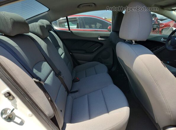 3KPFK4A77HE050341 2017 KIA FORTE White Rear seats view