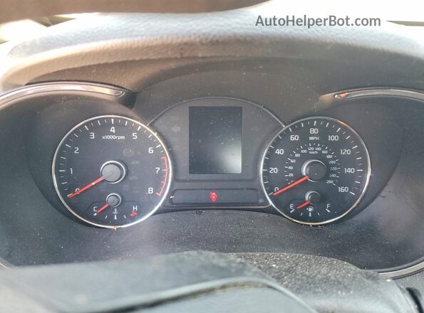 3KPFK4A77HE118671 2017 KIA FORTE Burgundy Instrument cluster view