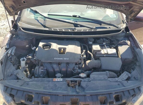 3KPFK4A77HE118671 2017 KIA FORTE Burgundy Rear interior view