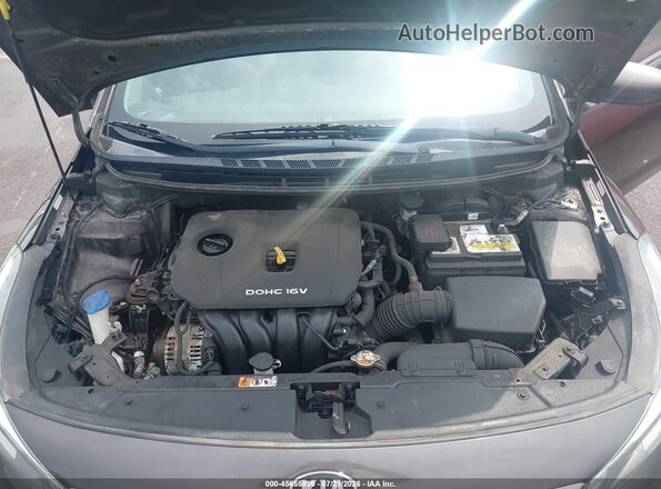 3KPFK4A77HE160743 2017 KIA FORTE Gray უკანა ხედი