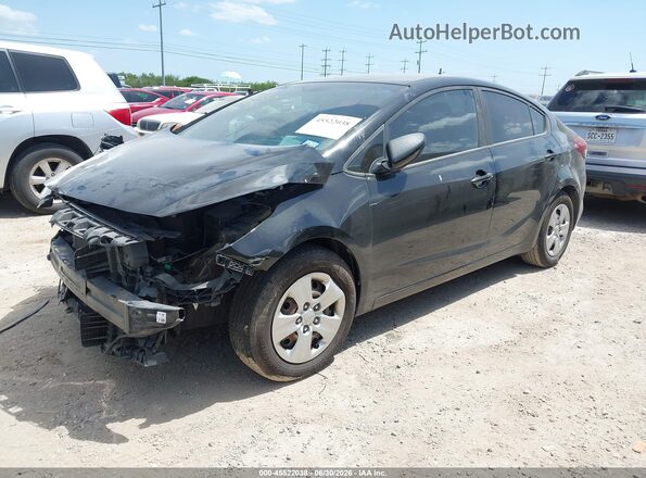 3KPFK4A77JE247094 2018 KIA FORTE Black Przód lewy