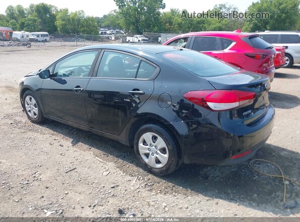 3KPFK4A78HE034875 2017 KIA FORTE Черный Задняя левая четверть