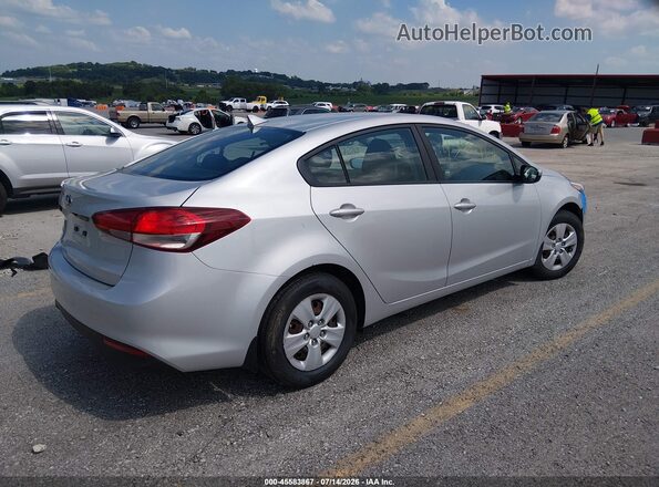 3KPFK4A78HE089729 2017 KIA FORTE Silver Rear right