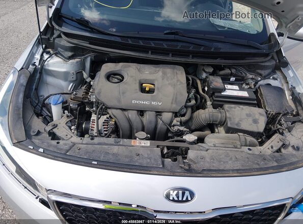 3KPFK4A78HE089729 2017 KIA FORTE Silver Rear view