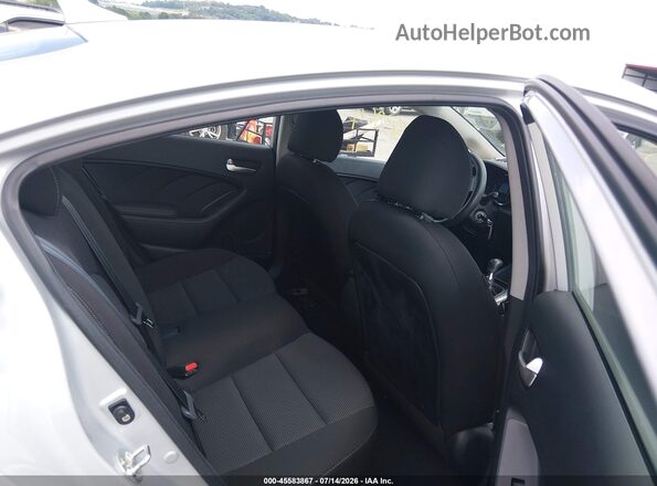 3KPFK4A78HE089729 2017 KIA FORTE Silver VIN sticker view
