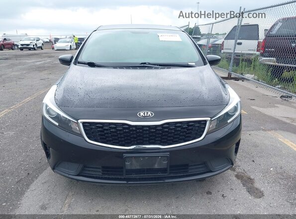 3KPFK4A78JE272599 2018 KIA FORTE Black წინა ხედი