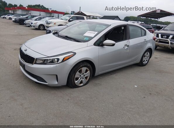 3KPFK4A79HE006776 2017 KIA FORTE Silver Front left