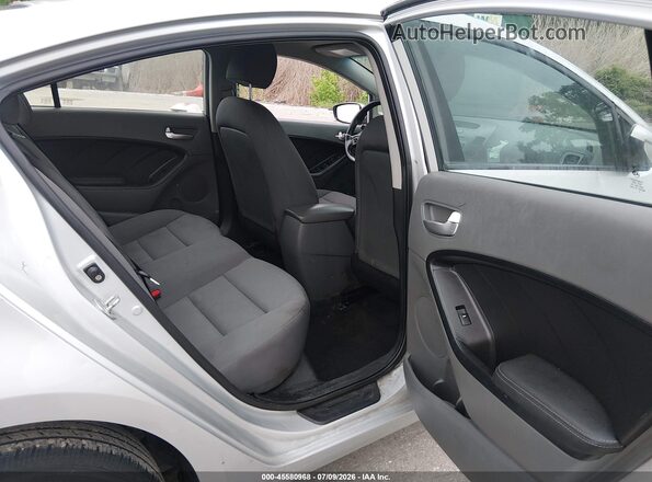 3KPFK4A79HE006776 2017 KIA FORTE Silver VIN sticker view