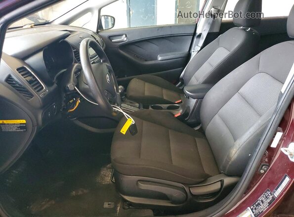 3KPFK4A79HE040443 2017 KIA FORTE Burgundy Սալոնի դիմացի տեսք