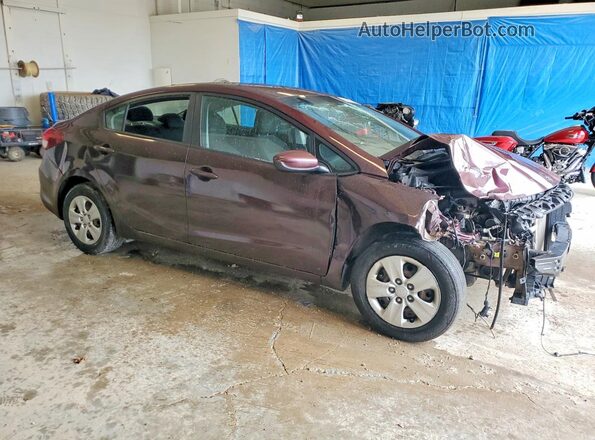 3KPFK4A79HE040443 2017 KIA FORTE Burgundy Առջևի աջ