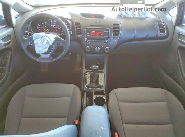 3KPFK4A79HE092638 2017 KIA FORTE Black Вид панелі приладів
