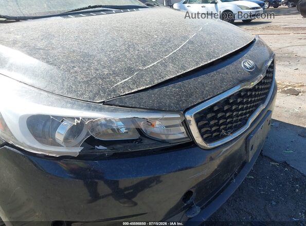 3KPFK4A79HE139442 2017 KIA FORTE Черный Вид щитка приборов