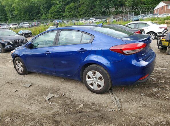 3KPFK4A79HE153325 2017 KIA FORTE Blue Rear left