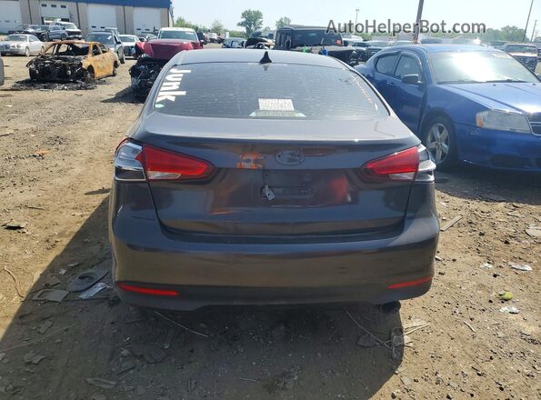 3KPFK4A79HE153776 2017 KIA FORTE Brown Rear view
