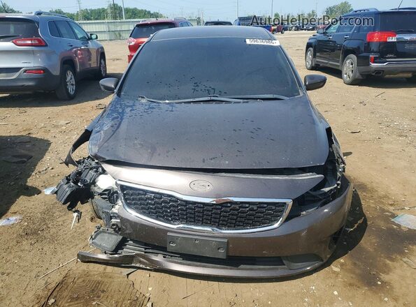 3KPFK4A79HE153776 2017 KIA FORTE Brown Front view