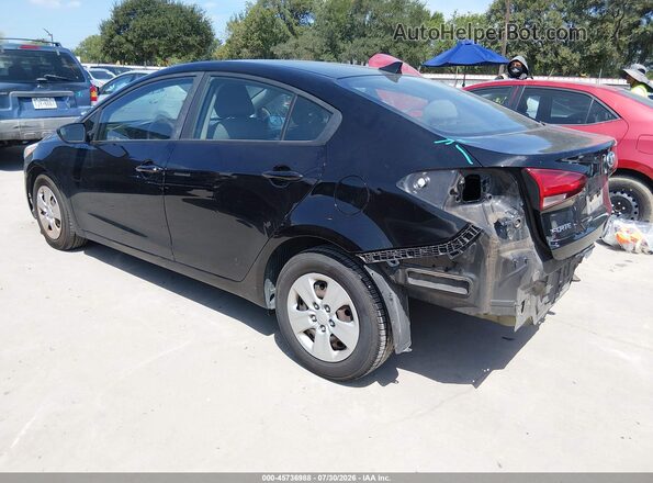 3KPFK4A79JE181325 2018 KIA FORTE Black Հետևի ձախ
