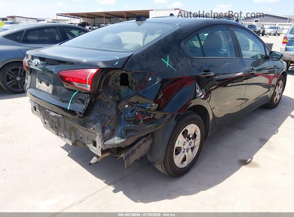 3KPFK4A79JE181325 2018 KIA FORTE Black Հետևի աջ