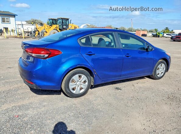 3KPFK4A79JE203940 2018 KIA FORTE Blue Задня права чверть