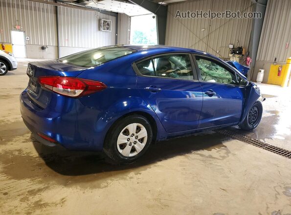 3KPFK4A79JE212136 2018 KIA FORTE Blue Trasero derecho