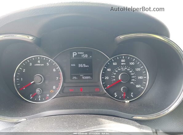 3KPFK4A7XHE029595 2017 KIA FORTE Burgundy უკანა სავარძლების ხედი
