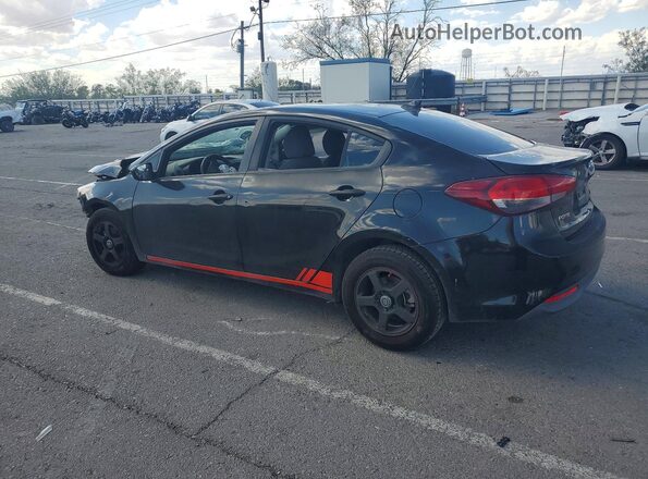 3KPFK4A7XHE032917 2017 KIA FORTE Black Trasero izquierdo