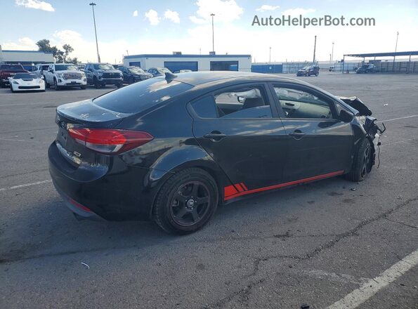 3KPFK4A7XHE032917 2017 KIA FORTE Black Trasero derecho