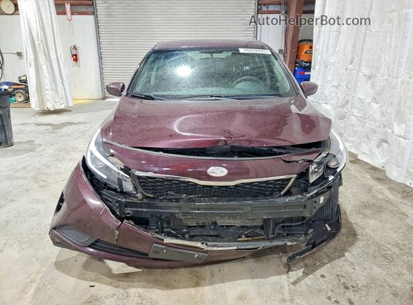 3KPFK4A7XHE111004 2017 KIA FORTE Burgundy Դիմացի տեսք