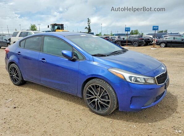 3KPFK4A7XHE137988 2017 KIA FORTE Blue Front right