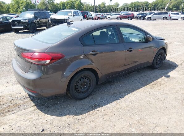 3KPFK4A7XHE139272 2017 KIA FORTE Brown Հետևի աջ