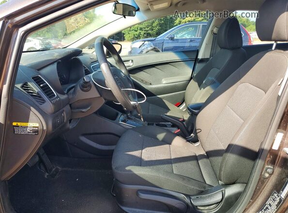 3KPFK4A7XJE175355 2018 KIA FORTE Gray Vista interior delantera
