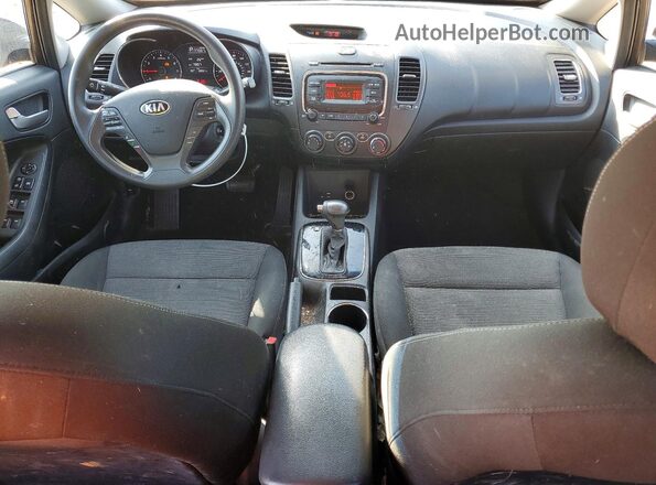 3KPFK4A7XJE175355 2018 KIA FORTE Gray Vista del salpicadero