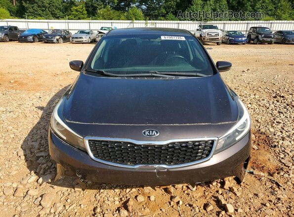 3KPFK4A7XJE175355 2018 KIA FORTE Gray Vista frontal