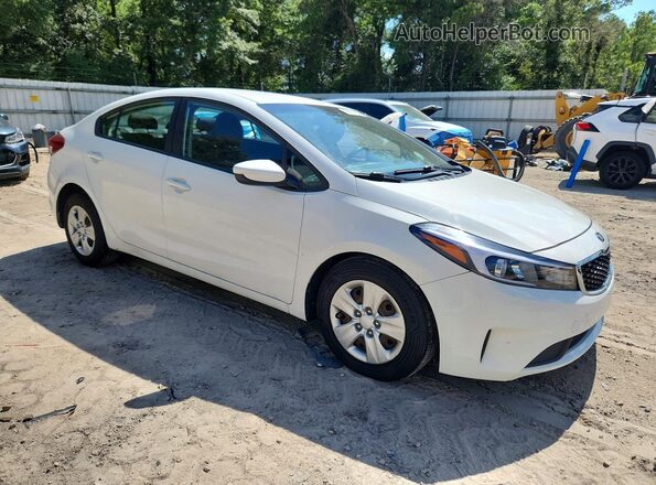 3KPFK4A7XJE233299 2018 KIA FORTE White წინა მარჯვენა