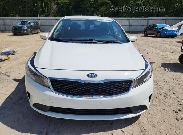 3KPFK4A7XJE233299 2018 KIA FORTE White წინა ხედი