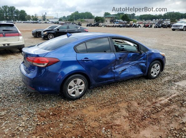 3KPFK4A7XJE258803 2018 KIA FORTE Blue უკანა მარჯვენა