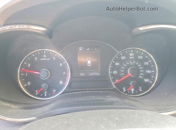 3KPFK4A7XJE268361 2018 KIA FORTE Silver Սարքավորումների վահանակի տեսք